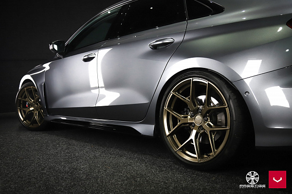 Фото дисков Vossen HF-5 Сатиновая бронза на Audi A/S/RS 3 (8Y)