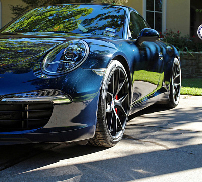 Фото дисков HRE P101 на Porsche 911 VII