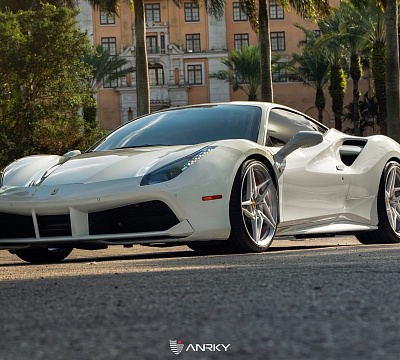 Фото дисков Anrky S1-X3 на Ferrari 488