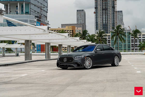 Фото дисков Vossen HF-7 Серебро на Mercedes-Benz S-Class (W223)