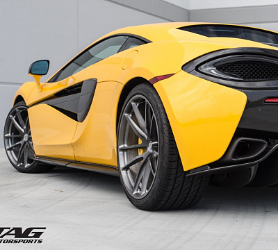Фото дисков HRE P104 на McLaren 570S