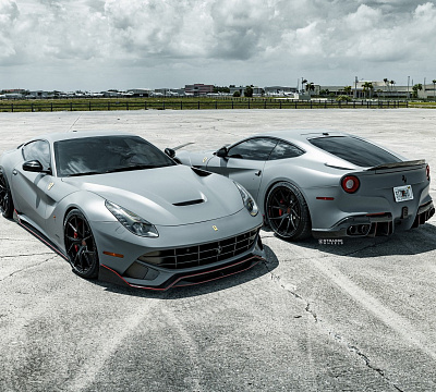 Фото дисков Strasse Wheels SM5RT Deep Concave Monoblock на Ferrari 812