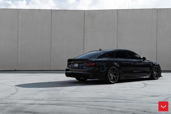 Фото дисков Vossen HF-5 Сатиновый графит на Audi A/RS 7 (4G)