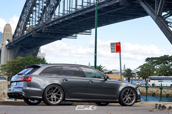 Фото дисков HRE P101SC Сатиновый темный лак на Audi A/RS 6 (C8)