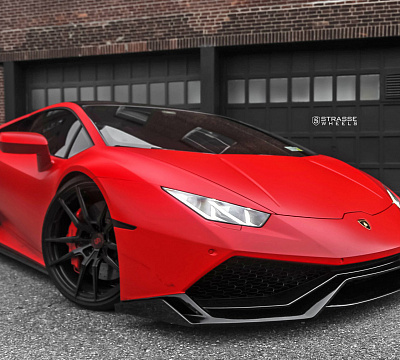 Фото дисков Strasse Wheels SV1 Deep Concave Monoblock на Lamborghini Huracan