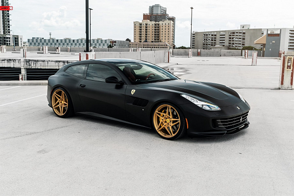 Фото дисков Anrky S1-X3 Сатиновое золото на Ferrari GTC4Lusso