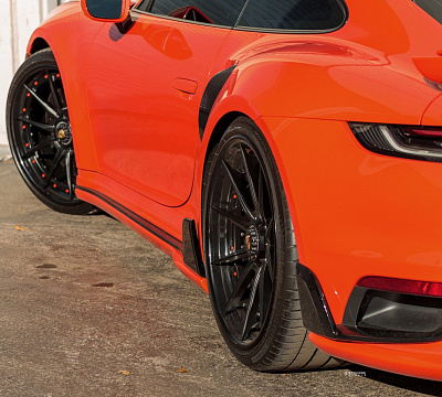 Фото дисков Strasse Wheels SV10 Deep Concave Duoblock на Porsche 911 VIII
