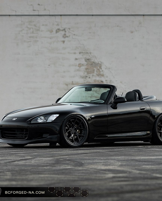 Фото дисков HCS02 Черный сатин на Honda S2000