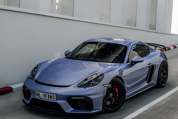 Фото дисков Brixton Forged PF7-RS Черный сатин на Porsche Cayman III