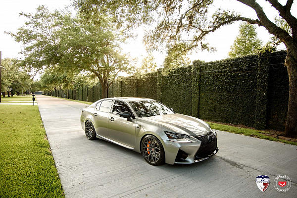 Фото дисков Vossen S17-01 Матовый графит на Lexus GS IV