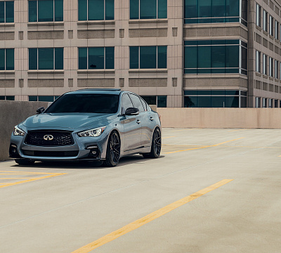 Фото дисков Vossen HF-7 на Infiniti Q50