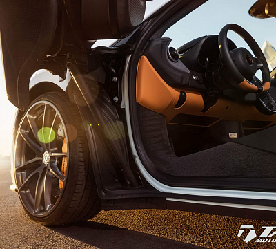 Фото дисков HRE P104 на McLaren 570S