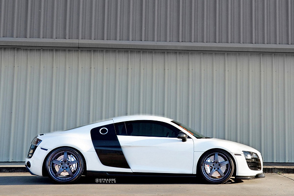Фото дисков Strasse Wheels S5 Signature Черный сатин на Audi R8 (Typ 42)