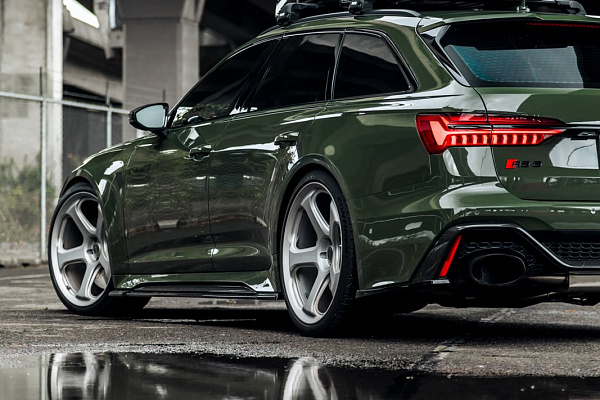Фото дисков Brixton Forged TR06 Серебро на Audi A/RS 6 (C8)