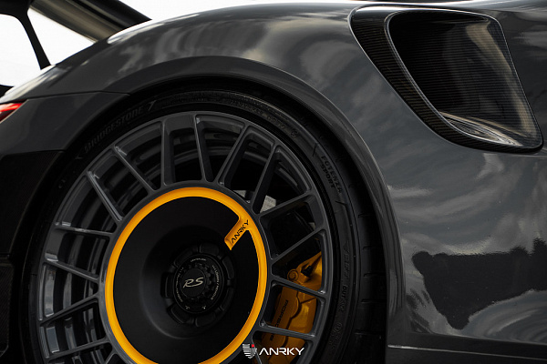 Фото дисков Anrky AN20 Aerosport Глянцевый графит на Porsche 911 VII