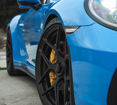 Фото дисков Brixton Forged PF7 на Porsche 911 VII