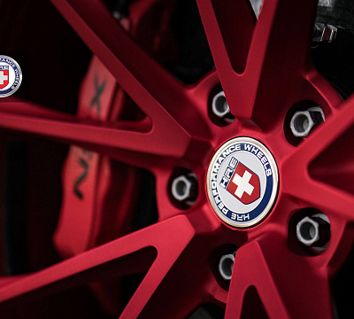 Фото дисков HRE P204 на Acura NSX II
