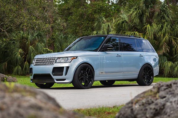 Фото дисков Anrky AN31 Черный сатин на Land Rover Range Rover IV