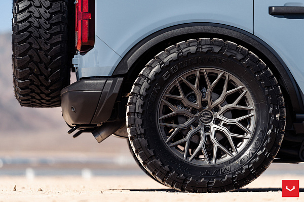 Фото дисков Vossen HF6-3 Матовый графит на Ford Bronco