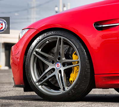 Фото дисков HRE P107 на BMW 3/M3 (F3x/F80)