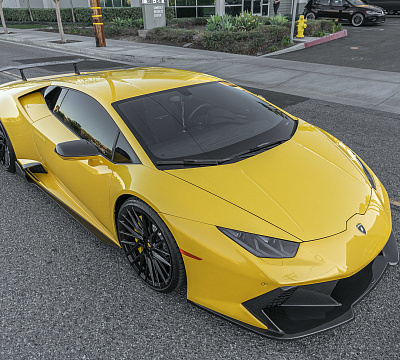 Фото дисков Vossen EVO-6T на Lamborghini Huracan