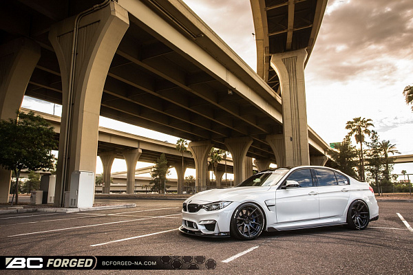 Фото дисков BC Forged HCA162 Глянцевый темный лак на BMW 3/M3 (F3x/F80)
