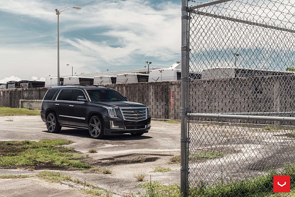 Фото дисков Vossen HF6-2 Алмазная проточка на Cadillac Escalade IV