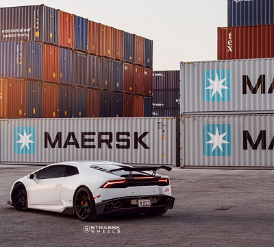 Фото дисков Strasse Wheels SM5R Deep Concave Monoblock на Lamborghini Huracan
