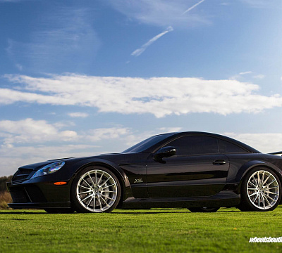 Фото дисков HRE P103 на Mercedes-Benz SL (R230)