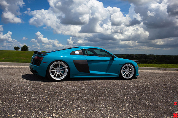 Фото дисков Anrky AN34 Белый сатин на Audi R8 (4S)