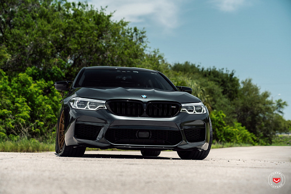 Фото дисков Vossen M-X4T (3-Piece) Глянцевая темная медь на BMW 5/M5 (G30/F90)