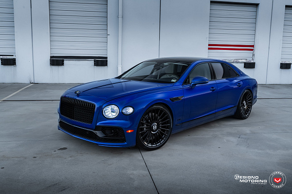 Фото дисков Vossen S17-13 Черный глянец на Bentley Flying Spur III