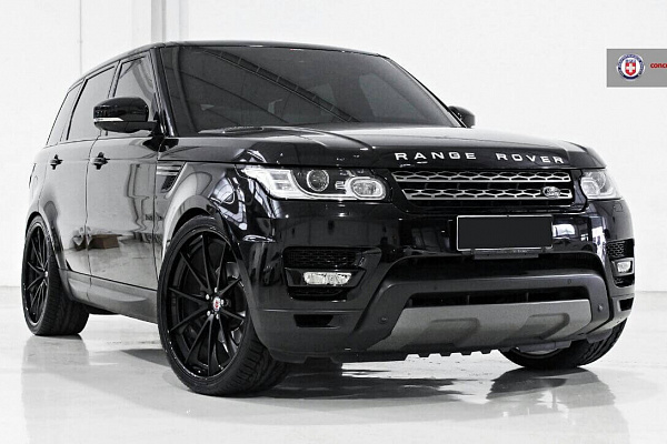 Фото дисков HRE S204H Черный сатин на Land Rover Range Rover Sport II