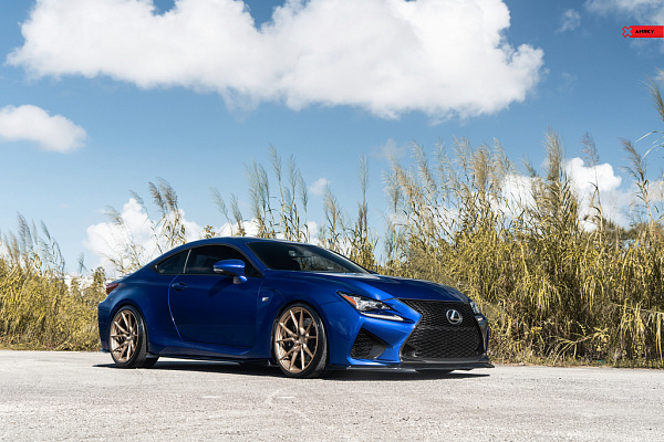 Фото дисков Anrky AN12 Сатиновое темное золото на Lexus RC