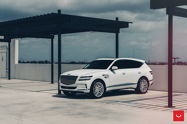 Фото дисков Vossen HF-7 Серебро на Genesis GV80