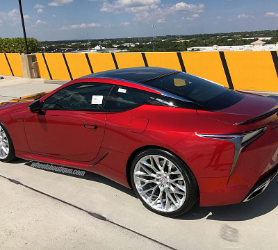 Фото дисков HRE P200 на Lexus LC 500
