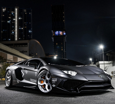 Фото дисков Brixton Forged NC01-R на Lamborghini Aventador
