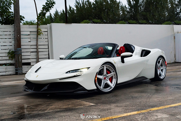 Фото дисков Anrky RS5.3 Глянцевый лак на Ferrari SF90