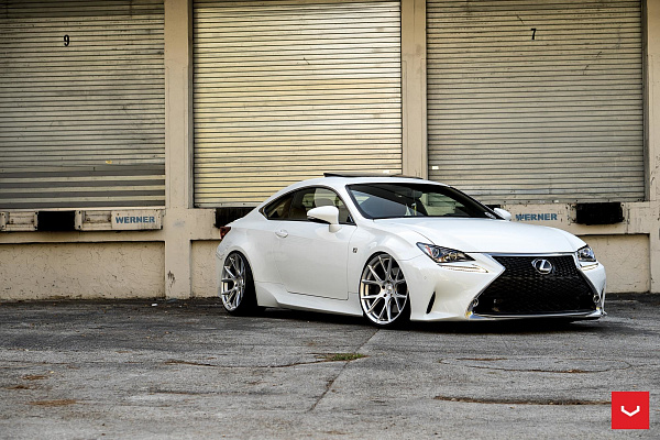 Фото дисков Vossen VFS-6 Серебро на Lexus RC