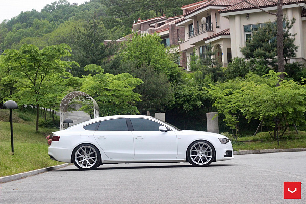 Фото дисков Vossen VFS-6 Серебро на Audi A/S/RS 5 (8T)