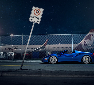 Фото дисков HRE S200 на Ferrari 488