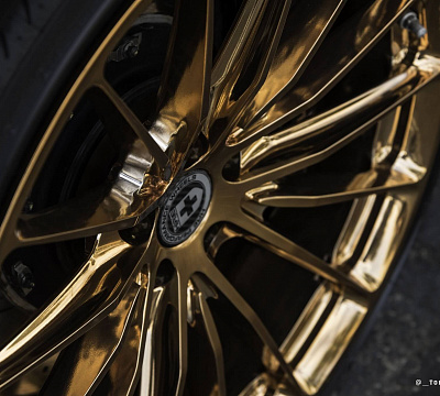 Фото дисков HRE P103 на Mercedes-Benz SL (R230)