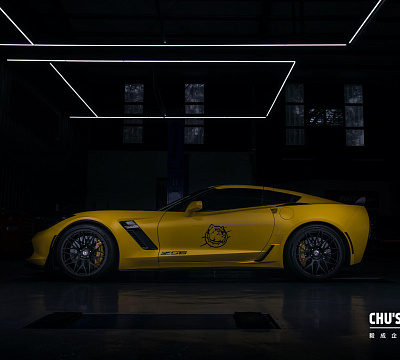 Фото дисков HRE 300M на Chevrolet Corvette C7