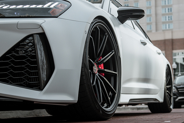 Фото дисков Brixton Forged R11-R Черный сатин на Audi A/RS 6 (C8)