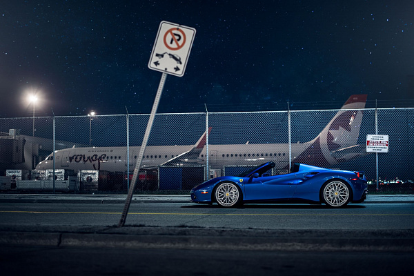 Фото дисков HRE S200 Глянцевый лак на Ferrari 488
