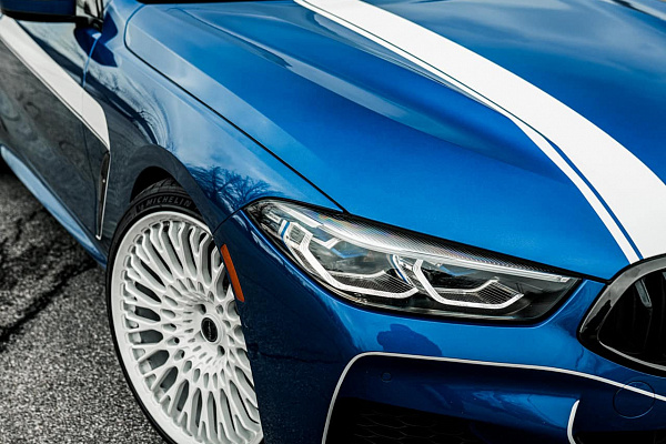 Фото дисков Brixton Forged TR20 Белый глянец на BMW 8/M8