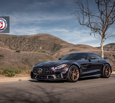 Фото дисков HRE P104 на Mercedes-Benz AMG GT I