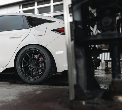 Фото дисков Rotiform LTN-J на Honda Civic Type R FL5