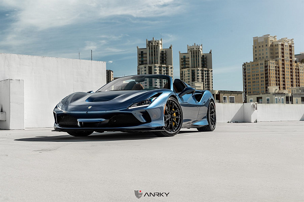 Фото дисков Anrky S3-X5 Черный сатин на Ferrari F8