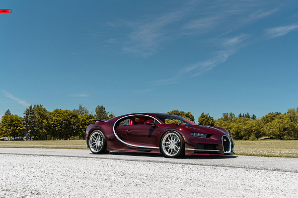 Фото дисков Anrky AN11 Полированный лак на Bugatti Chiron